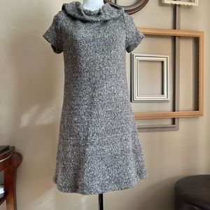 Adorable knit dress from twenty one. Gray marled knit. Size M. Fun collar detail
